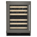 Kitchenaid® Cellier sous le comptoir prêt pour le panneau de recouvrement avec porte-bouteilles à devant en bois - 24 po KUWL214KPA
