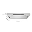 Kitchenaid® Hotte de ventilation à profil fin sous l'armoire - 36 po KVUB406GSS