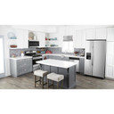 Amana® Réfrigérateur côte à côte avec distributeur externe d’eau et de glaçons à deux palettes, 33 po ASI2175GRS