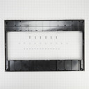 Trousse de garniture standard pour four à micro-ondes à hotte intégrée et profil bas avec poignée encastrée, acier inoxydable W11451313