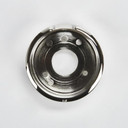 Boutons de cuisinière en chrome à base lumineuse, four W11317499