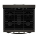 Whirlpool® Cuisinière au gaz intelligente de 30 pouces avec technologie de cuisson à air, auto-nettoyage/netoyage à la vapeur, préchauffage rapide avec capacité de 5.3 pi cu WFGS7530RV