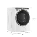 Whirlpool® Laveuse à chargement frontal intelligente certifiée ENERGY STAR® avec système de ventilation FreshFlow™ et technologie de lavage intelligent IA de 5.8 pi cu WFW6720RW