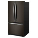 Whirlpool® Réfrigérateur à portes françaises, profondeur de comptoir et congélateur inférieur - 36po - 20picu WRFC2036RV