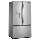 Whirlpool® Réfrigérateur à portes françaises avec distributeur d'eau et machine à glaçons dans la porte - 36 po - 30 pi cu WRFF3536SZ