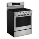 Kitchenaid® Cuisinière au gaz non encastrée intelligente avec modes de cuisson à convection - 5 pi cu KFGS530SPS