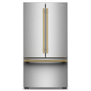 Kitchenaid® Réfrigérateur à portes françaises et profondeur de comptoir avec distributeur intérieur - 24 pi cu et 26 po KRFC236SPS