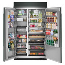 Kitchenaid® Réfrigérateur côte à côte encastré avec intérieur platine - 48 po - 30 pi cu KBSN748SJP