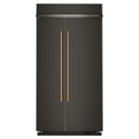 Kitchenaid® Réfrigérateur côte à côte encastré avec intérieur platine - 42 po - 25.5 pi cu KBSN742SBE