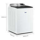 Maytag® Laveuse intelligente à chargement vertical à agitateur avec fonction Extra Power - 6 pi cu MTW6205RW