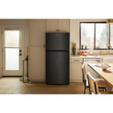 Réfrigérateur à congélateur supérieur Whirlpool® avec refroidissement à couverture totale - 19 pi cu et 29.5 po WRTX5419SB
