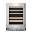 Kitchenaid® Cellier sous le comptoir avec porte-bouteilles à devant en bois à pleine extension - 24 po KUWL524SPS