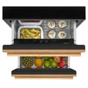 Kitchenaid® Réfrigérateur/congélateur sous le comptoir à double tiroir prêt pour le panneau de recouvrement - 24 po KUCT524SPA