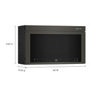 Kitchenaid® Four à micro-ondes à hotte intégrée à fonctions multiples au design encastré affleurant YKMMF530PBE