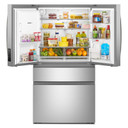 Réfrigérateur à portes françaises Whirlpool® à capacité familiale et tiroir à températures flexibles de 29 pi cu WRMF3636SZ