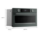 Kitchenaid® Four à micro-ondes encastré avec cuisson rapide avec friture à air de 30 po KMBS730SJP