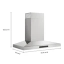 Hotte aspirante murale KitchenAid® de 36 pouces à 4 vitesses KVWC736SSS