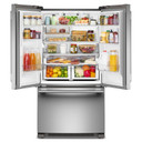 Kitchenaid® Réfrigérateur à portes françaises, profondeur de comptoir et distributeur intérieur de 20 pi cu - 36 po KRFC136SPS