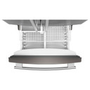 Kitchenaid® Réfrigérateur à portes françaises, profondeur standard et distributeur intérieur de 25 pi cu - 36 po KRFF136SPS
