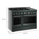 Table de cuisson commerciale au gaz à 6 brûleurs avec plaque chauffante  KitchenAid® de 48 po KFGD948SJP
