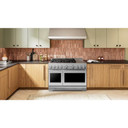 Table de cuisson commerciale au gaz à 6 brûleurs avec plaque chauffante  KitchenAid® de 48 po KFGD948SSS