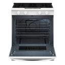 Whirlpool® Cuisinière au gaz intelligente avec technologie de cuisson à air et nettoyage à la vapeur de 30 po WSGS4530TW