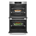 Kitchenaid® Four mural double électrique intelligent de 30 pouces avec caméra de cuisson intelligente - Fini PrintShield™ KOED930SPS