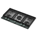 Kitchenaid® Gas-on-Metal Cooktop with an Integrated Wok Grate and CookShield™ Finish KCGK536SJP