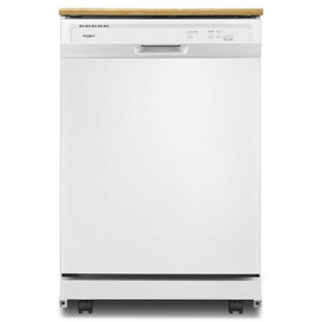 Whirlpool® Lave-vaisselle robuste avec programme de lavage en une heure WDP370PAHW