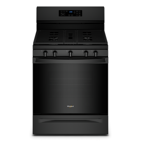 Cuisinière au gaz 5 en 1 avec four à friture à l’air - 5 pi cu Whirlpool® WFG550S0LB