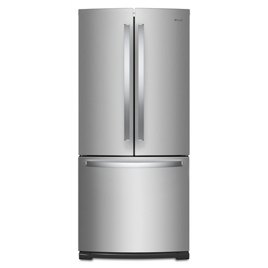 Whirlpool® Réfrigérateur à portes françaises - 30 po - 20 pi cu WRF560SMHZ