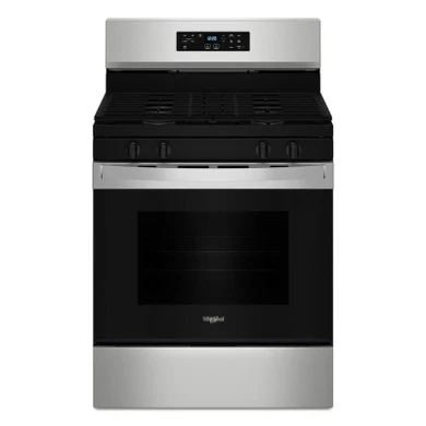 Whirlpool® Cuisinière au gaz autonettoyante avec mode sans préchauffage de 30 po WFGS3530RS