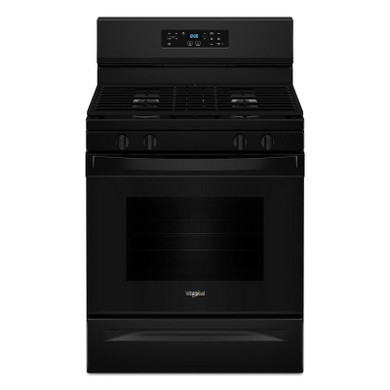 Whirlpool® Cuisinière au gaz autonettoyante avec mode sans préchauffage de 30 po WFGS3530RB