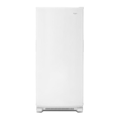 Congélateur vertical Whirlpool® de 18 pi³ avec tablettes grillagées réglables WZF34X18DW