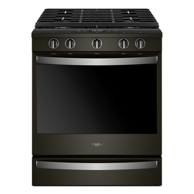 Whirlpool® Cuisinière au gaz intelligente à commandes frontales avec grilles en fonte à charnière EZ-2-LiftTM - 5.8 pi cu WEG750H0HV