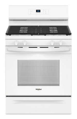 Whirlpool® Cuisinière au gaz autonettoyante avec mode sans préchauffage de 30 po WFGS3530RW