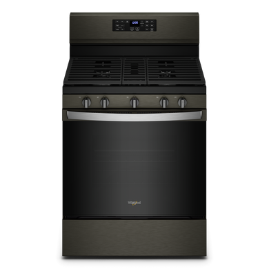 Cuisinière au gaz 5 en 1 avec four à friture à l’air - 5 pi cu Whirlpool® WFG550S0LV