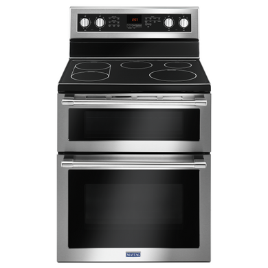 Maytag® Cuisinière électrique à four double et convection véritable - 30 po - 6.7 pi cu YMET8800FZ