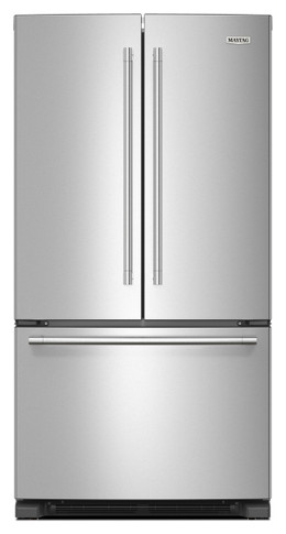 Réfrigérateur à portes françaises et congélateur inférieur Maytag® avec réglage Max cool MRFF4136RZ
