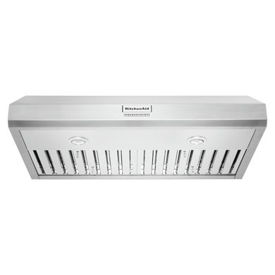 Hotte de ventilation sous l’armoire de style commercial à classe de moteur de 585 pi cu/min - 36 po KitchenAid® KVUC606KSS