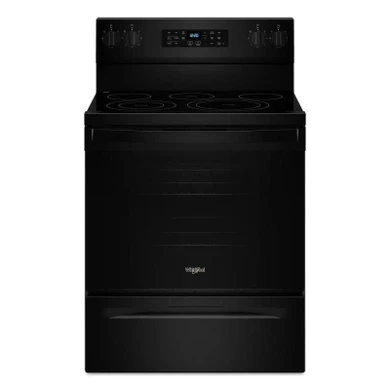 Whirlpool® Cuisinière électrique Energy Star avec cuisson à air, friture à air sans préchauffage et nettoyage automatique - 30 po YWFES5030RB