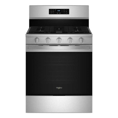 Whirlpool® Cuisinière au gaz de 30 pouces avec friture et cuisson à air, autonettoyante avec préchauffage WFGS5030RZ