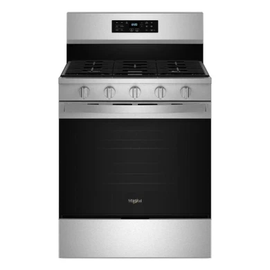 Whirlpool® Cuisinière au gaz de 30 pouces avec friture et cuisson à air, autonettoyante avec préchauffage WFGS5030RZ
