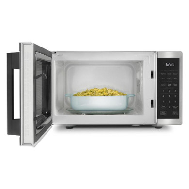 Whirlpool® Four à micro-ondes de comptoir avec nettoyage à la vapeur de 900 watts - 0.9 pi cu WMCS3019RS