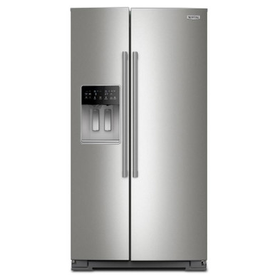 Maytag® Réfrigérateur côte à côte à profondeur de comptoir avec intérieur bleu arctique - 36 po - 20.8 pi cu MRSC6636RZ