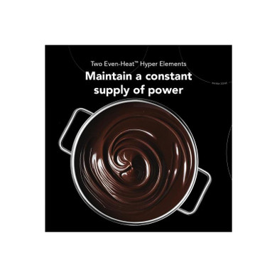 Kitchenaid® Cuisinière électrique coulissante avec deux éléments Even-Heat™ Hyper et modes de cuisson à convection - 5,3 pi cu YKSES530SBE