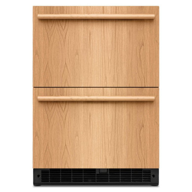 Kitchenaid® Réfrigérateur sous le comptoir à double tiroir prêt pour le panneau de recouvrement - 24 po KURT524SPA