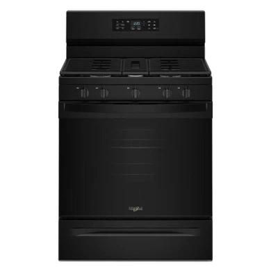 Whirlpool® Cuisinière au gaz avec technologie de cuisson à air et nettoyage à la vapeur- 30 po WFGS4530SB