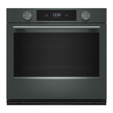 Kitchenaid® Four mural simple électrique intelligent de 30 pouces avec modes de cuisson assistée -Genévrier KOES730SJP