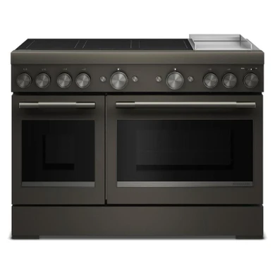Cuisinière à induction non encastrée de style commercial à 6 éléments avec plaque chauffante KitchenAid® de 48 po KFID948SBE
